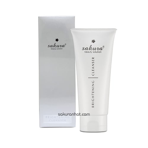 Sữa rửa mặt làm trắng da Sakura Whitening Cleanser