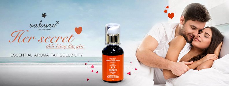 Tinh dầu tăng khoái cảm cho tuổi trung niên Sakura Essential Aroma 1