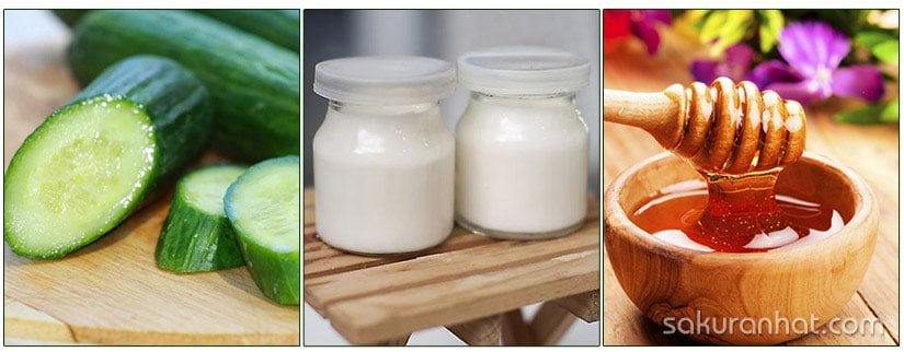 DIY: Dưa leo, mật ong và sữa chua làm mới làn da 1