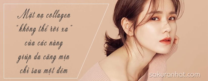 Mặt nạ collagen giúp da căng mịn chỉ sau một đêm