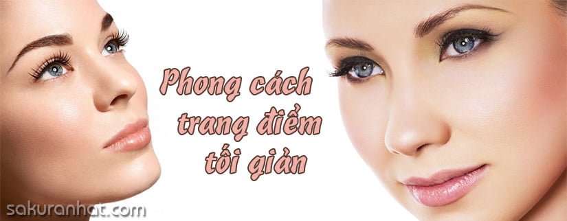 Phong cách trang điểm tối giản